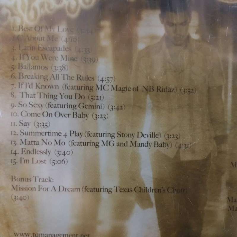 CD - Marcos Hernandez - C About Me (New Sealed)