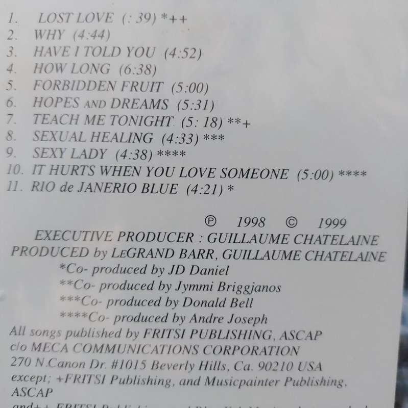 CD - Guillaume - Lost Love (New Sealed)