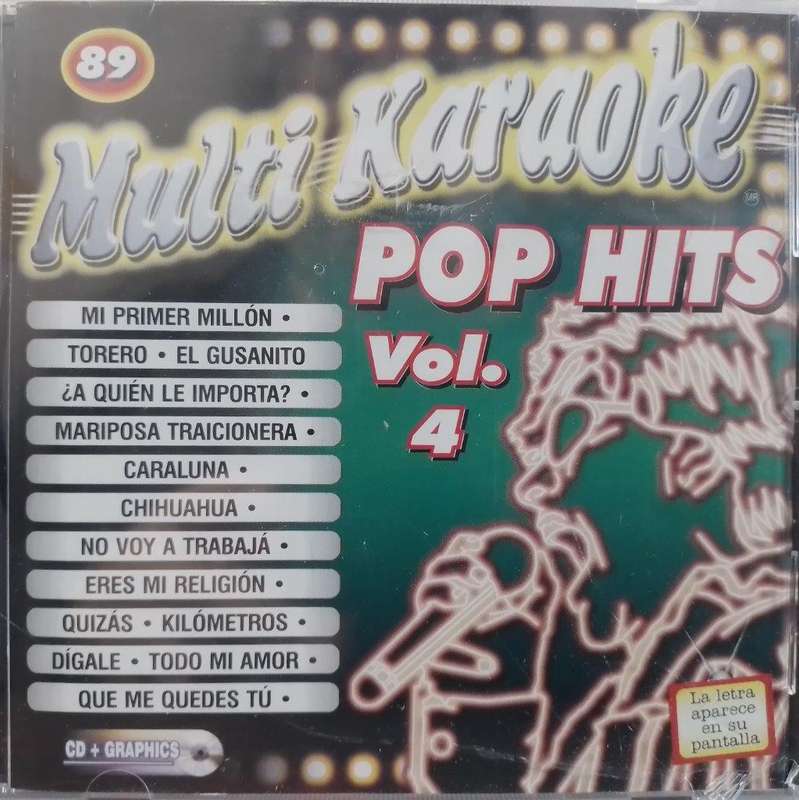 CD - Pop Hits Vol.4 Multi Karaoke (New Sealed)