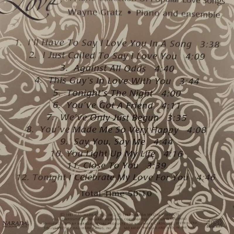 CD - Love - Hallmark