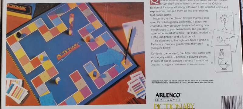 Pictionary The Classic Game of Quick Draw - Made in South Africa  - Arlenco
