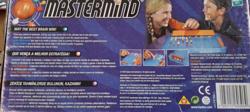 Mastermind Parker Hasbro 2000