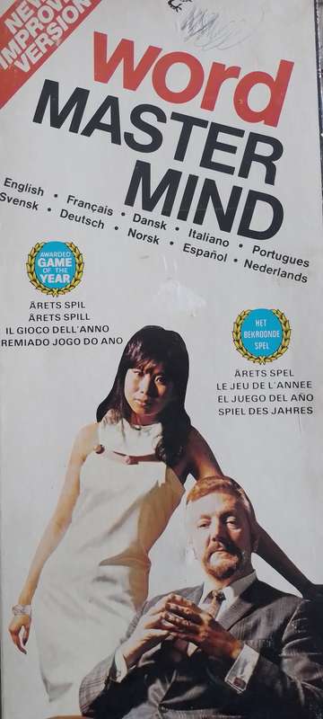 Vintage Word Mastermind Made in England by Invicta Games (New Improved Version)