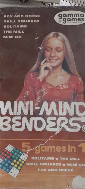 Vintage Mini-Mind Benders Gamma Games Cape Town Circa 1970's
