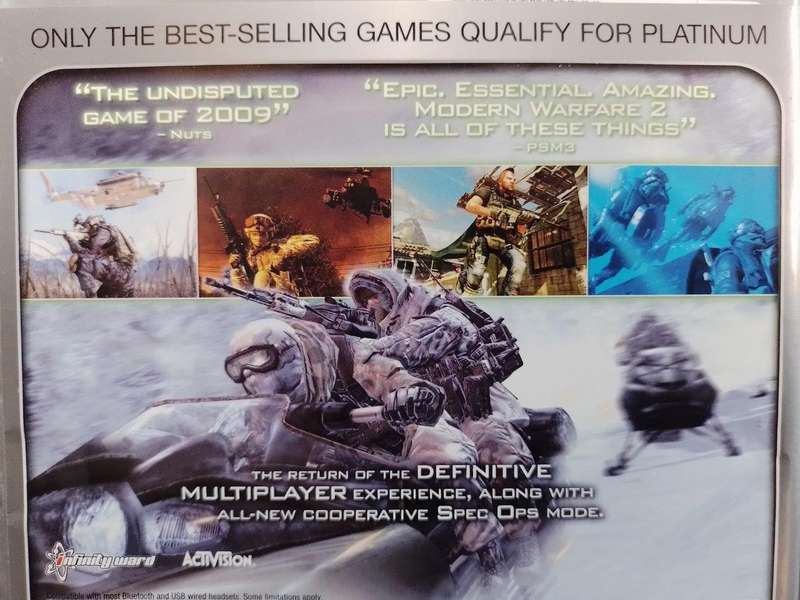 PS3 - Call of Duty Modern Warfare 2 - Platinum