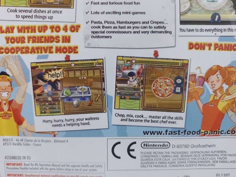 Wii - Fast Food Panic