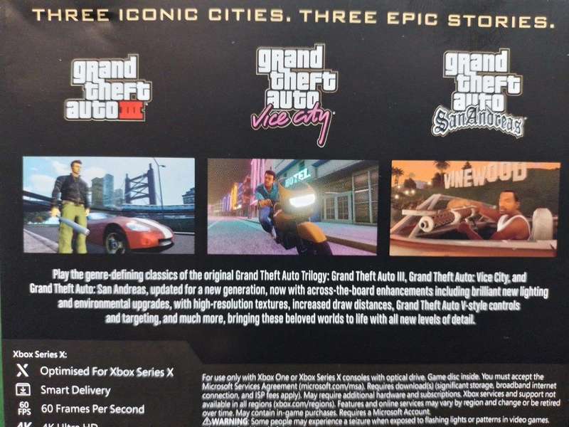Xbox ONE - Grand Theft Auto The Trilogy (Xbox One / Series X)