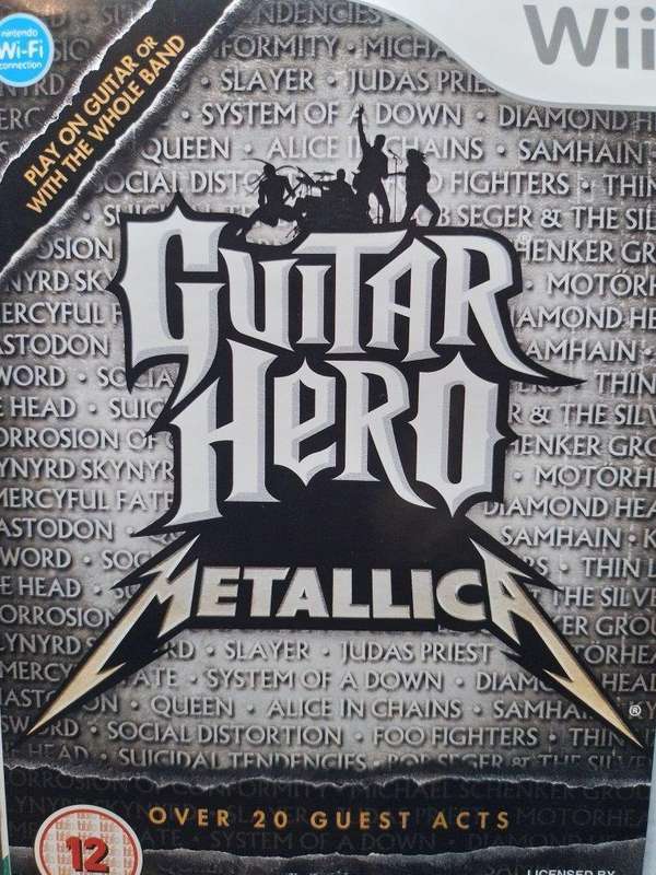Wii - Guitar Hero Metallica