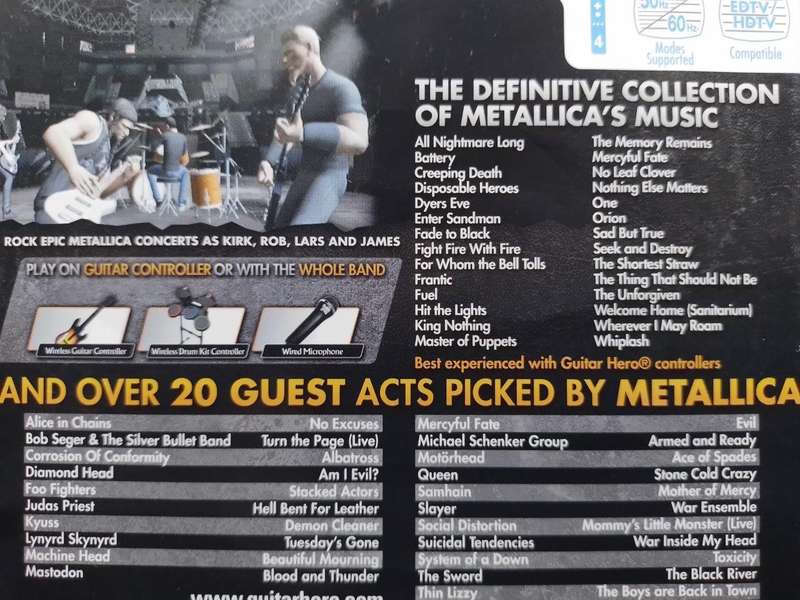 Wii - Guitar Hero Metallica