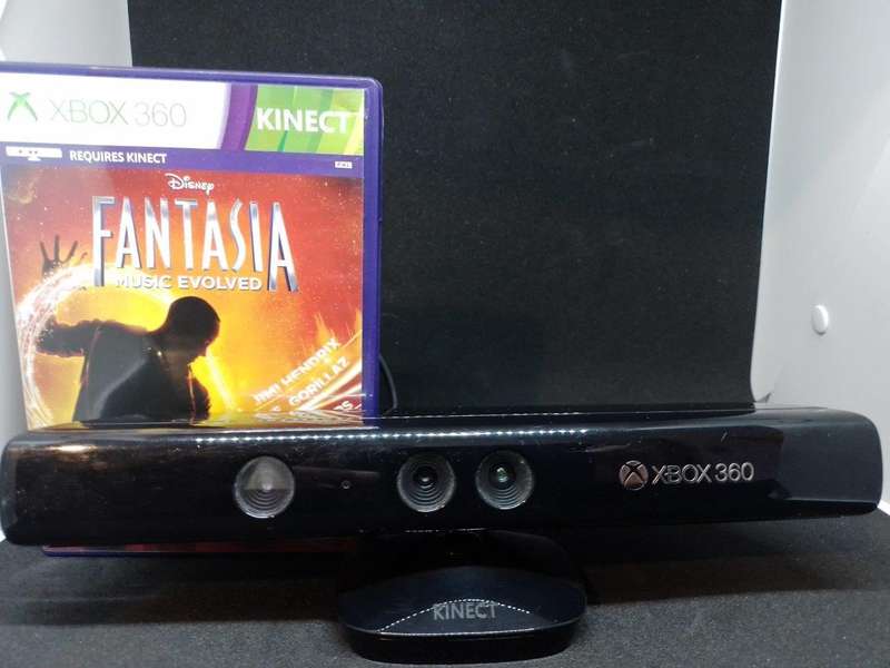 Xbox 360 - Kinect Sensor + Fantasia Music Evolved Game Bundle