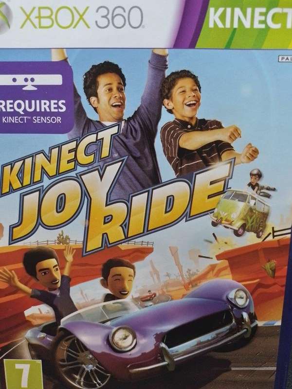 Xbox 360 - Kinect Sensor + Kinect Joy Ride Game Bundle