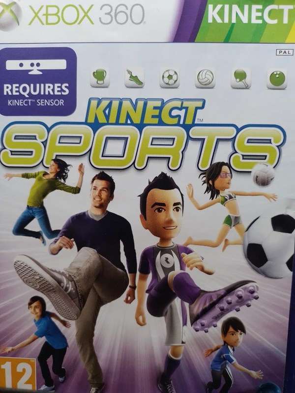 Xbox 360 - Kinect Sensor + Kinect Sports Game Bundle