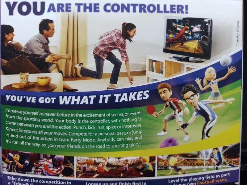Xbox 360 - Kinect Sensor + Kinect Sports Game Bundle