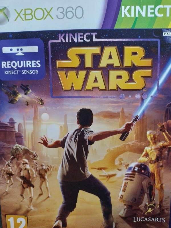 Xbox 360 - Kinect Sensor + Kinect Star Wars Game Bundle