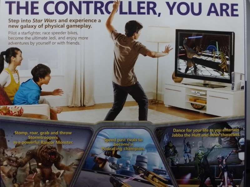 Xbox 360 - Kinect Sensor + Kinect Star Wars Game Bundle