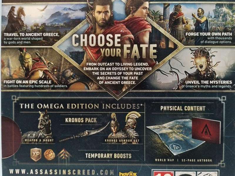 PS4 - Assassins Creed Odyssey - Omega Edition