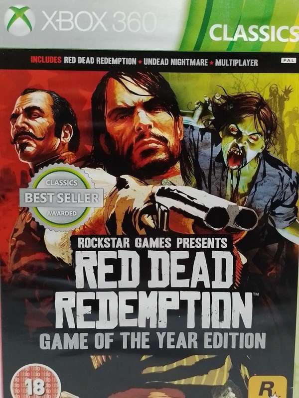Xbox 360 - Red Dead Redemption Game of The Year Edition - Classics