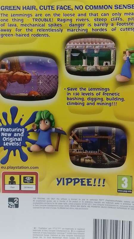 PSP - Lemmings - Essentials