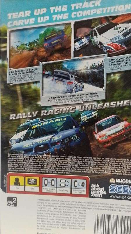 PSP - Sega Rally