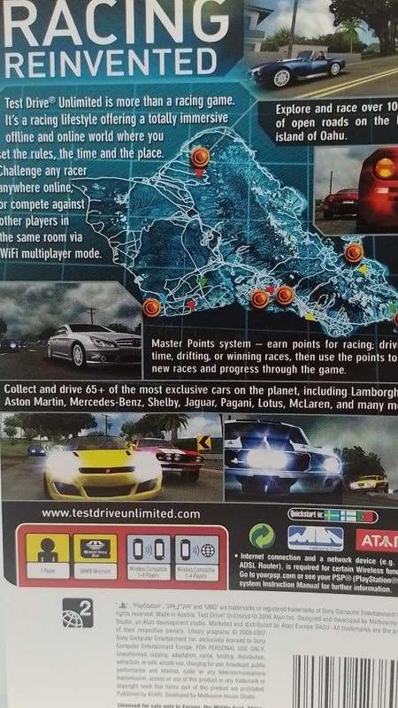 PSP - Test Drive Unlimited