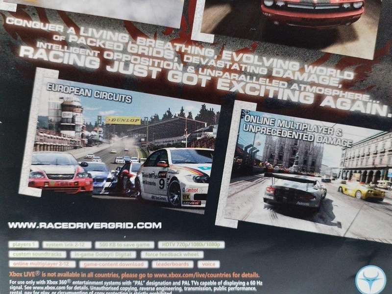 Xbox 360 - Race Driver Grid - Classics