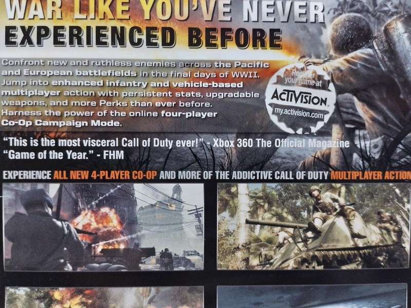Xbox 360 - Call of Duty 3 World at War