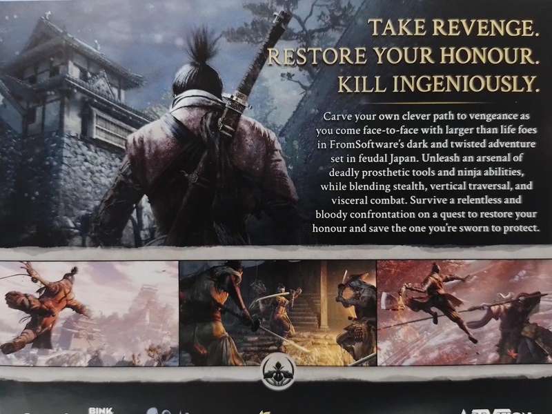 PS4 - Sekiro Shadows Die Twice