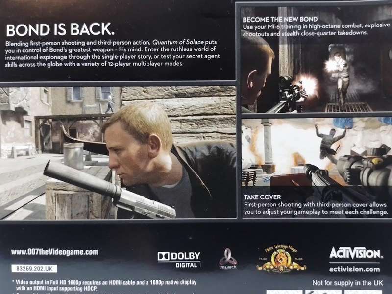 PS3 - 007 Quantum of Solace