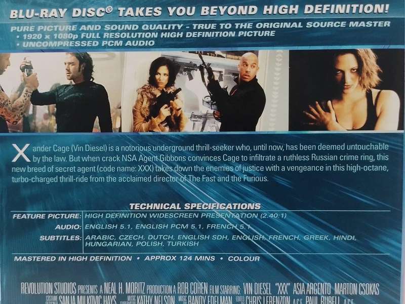 Blu-ray - XXX Vin Diesel