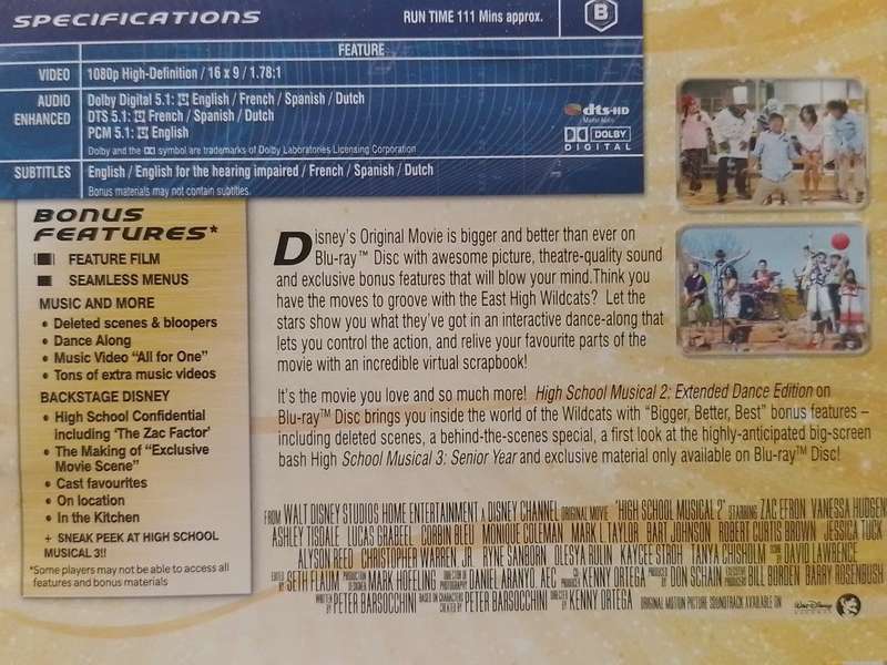 Blu-ray - High School Musical 2 Extended Dance Edition