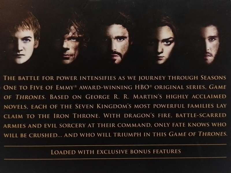 Blu-ray - Game of Thrones The Complete Seasons 1-5