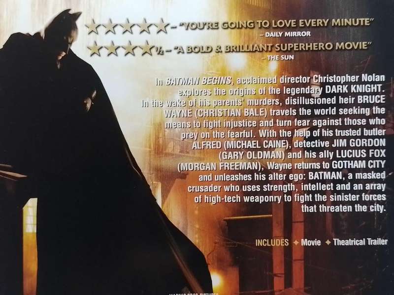 DVD - Batman Begins