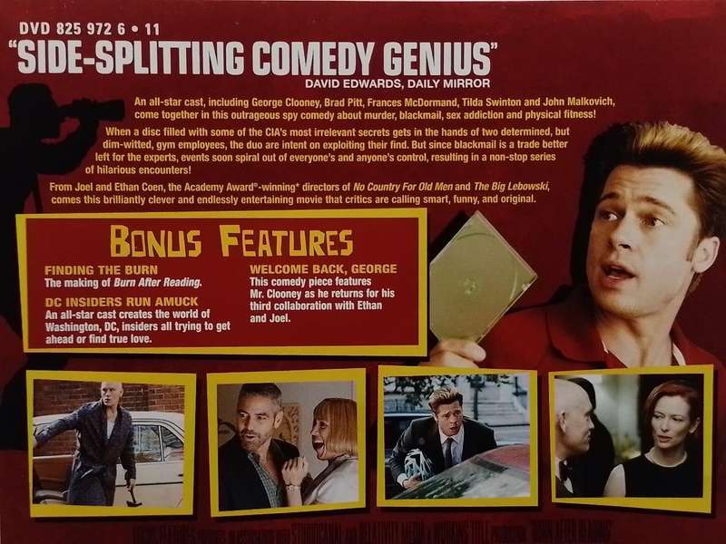 DVD - Burn after Reading