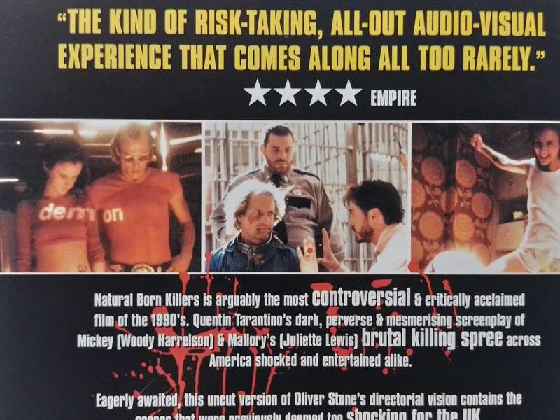 DVD - Natural Born Killers Oliver Stone
