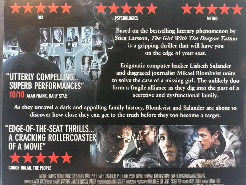DVD - The Girl with the Dragon Tattoo