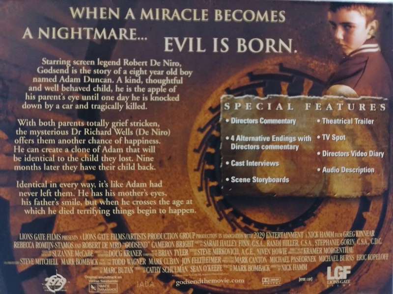 DVD - Godsend - De Niro