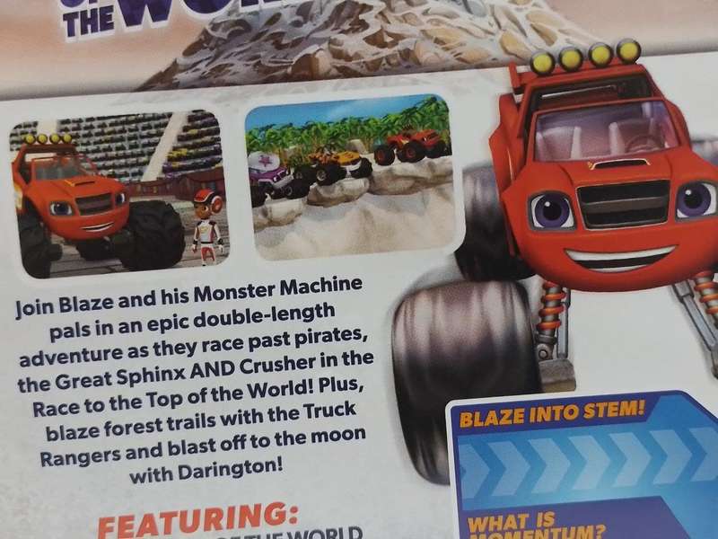DVD - Blaze and The Monster Machines Race to The Top Of The World