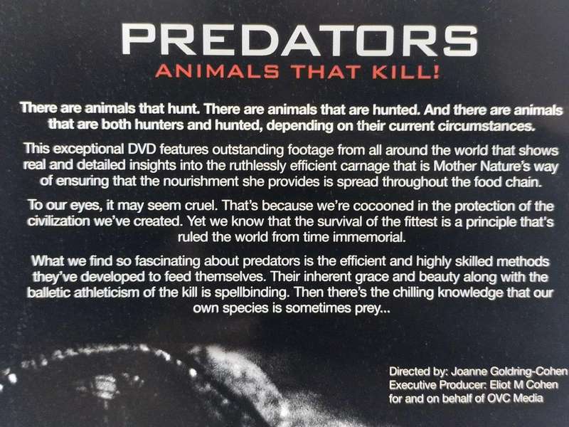 DVD - Predators Animals That Kill