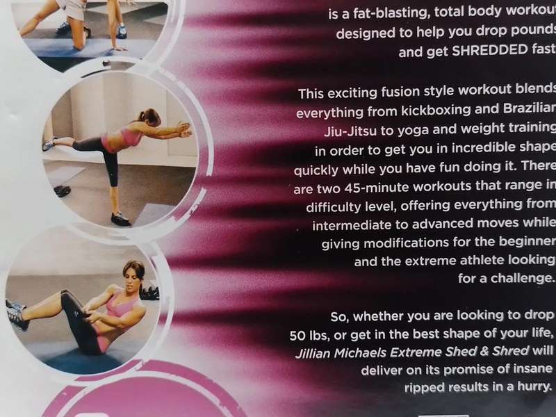 DVD - Jillian Michaels Extreme Shed & Shred