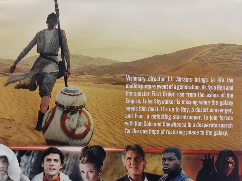 DVD - Star Wars The Force Awakens