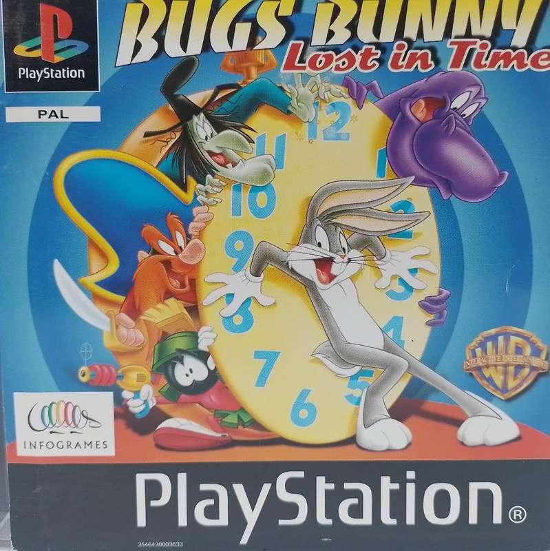 PS1 - Bugs Bunny Lost in Time (Pal black disc)