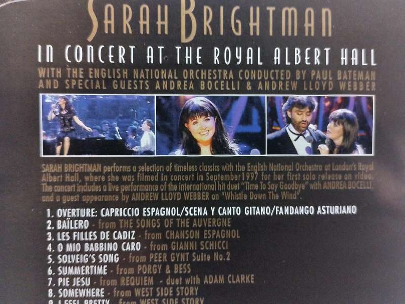 DVD - Sarah Brightman In Concert