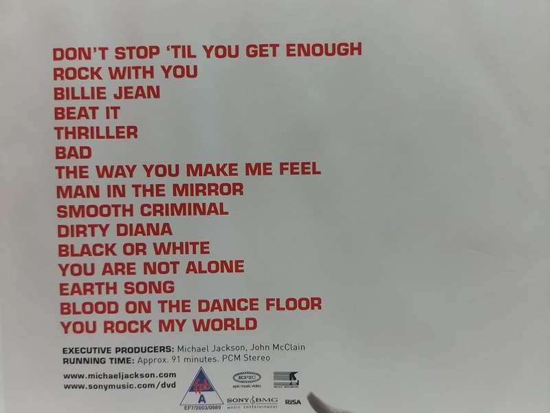 DVD - Michael Jackson Number Ones