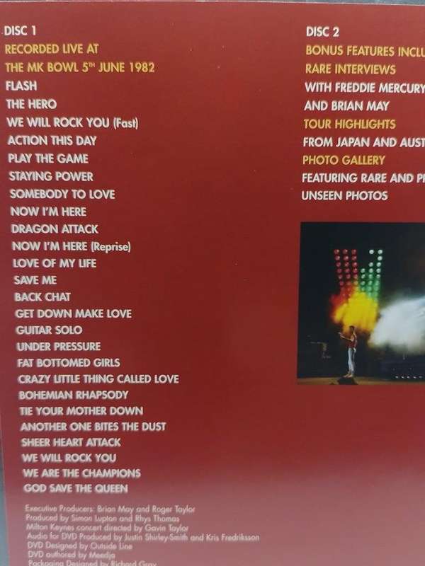 DVD - Queen On Fire Live at The Bowl (2 Dvd)