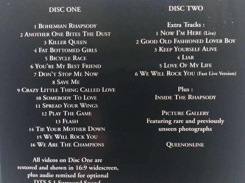 DVD - Queen Greatest Hits 1 (2 Dvd)