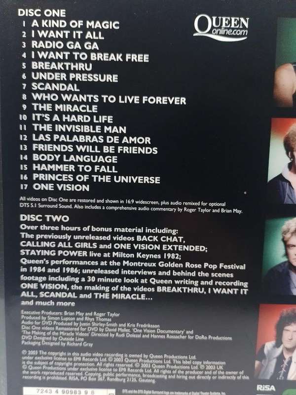 DVD - Queen Greatest Hits 2 (2 Dvd)