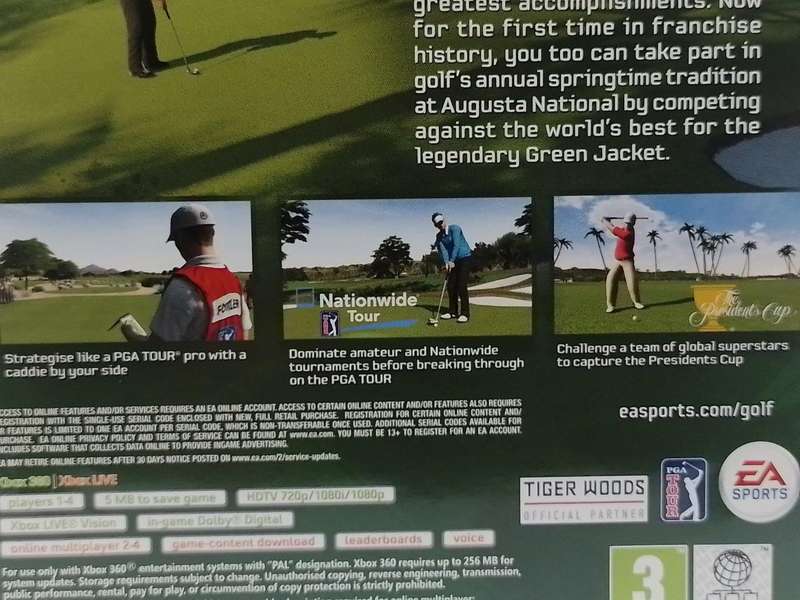 Xbox 360 - Masters Tiger Woods PGA Tour 12
