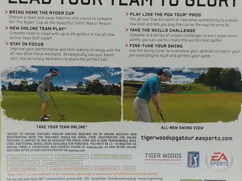 Xbox 360 - Tiger Woods PGA Tour 11