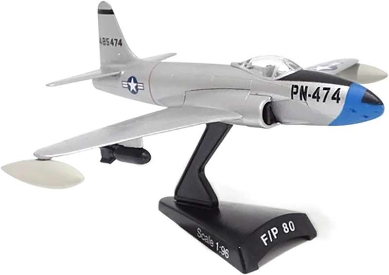 Del Prado Lockheed P80 F/P 80 Jet Fighter Aircraft  1:96 Scale  (NOS)