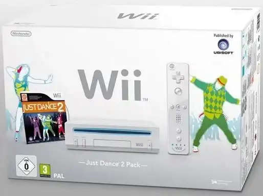 Nintendo Wii - Console Just Dance 2 Edition Motion Plus Remote (Boxed)